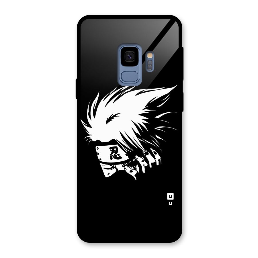 Kakashi Hatake Black Glass Back Case for Galaxy S9
