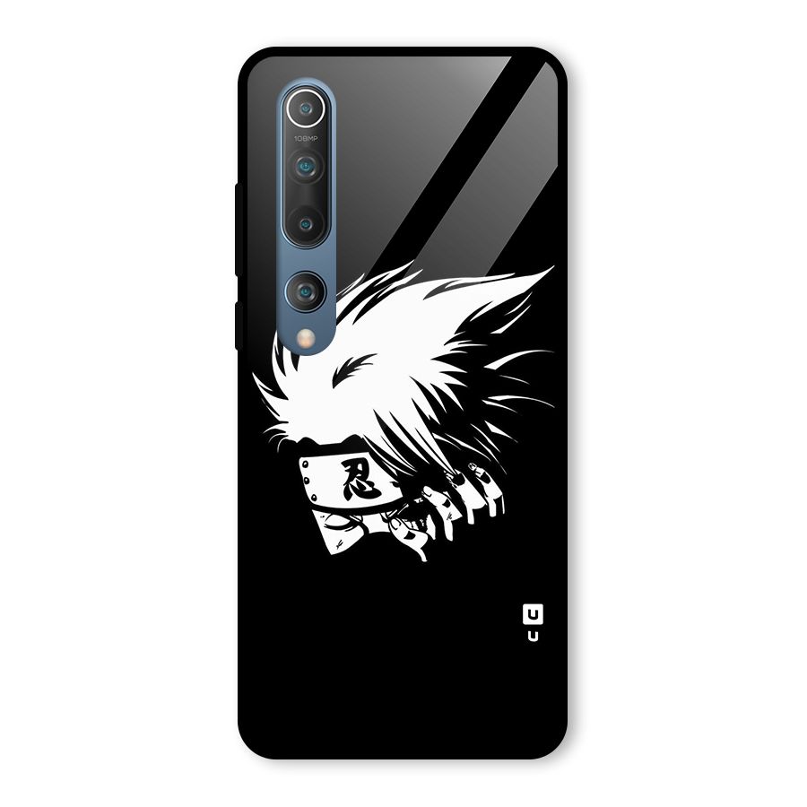 Kakashi Hatake Black Glass Back Case for Mi 10