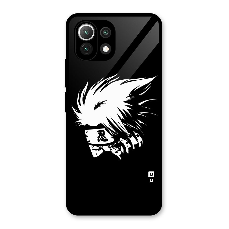 Kakashi Hatake Black Glass Back Case for Mi 11 Lite