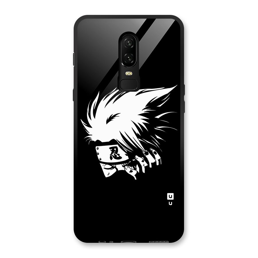 Kakashi Hatake Black Glass Back Case for OnePlus 6