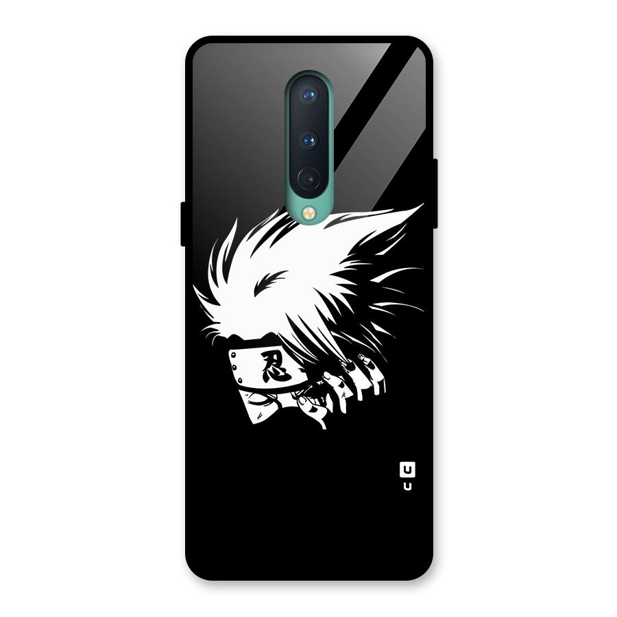 Kakashi Hatake Black Glass Back Case for OnePlus 8