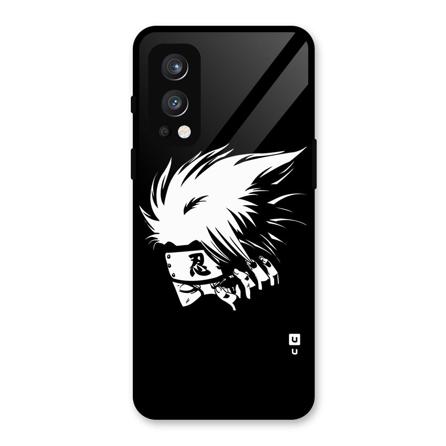Kakashi Hatake Black Glass Back Case for OnePlus Nord 2 5G