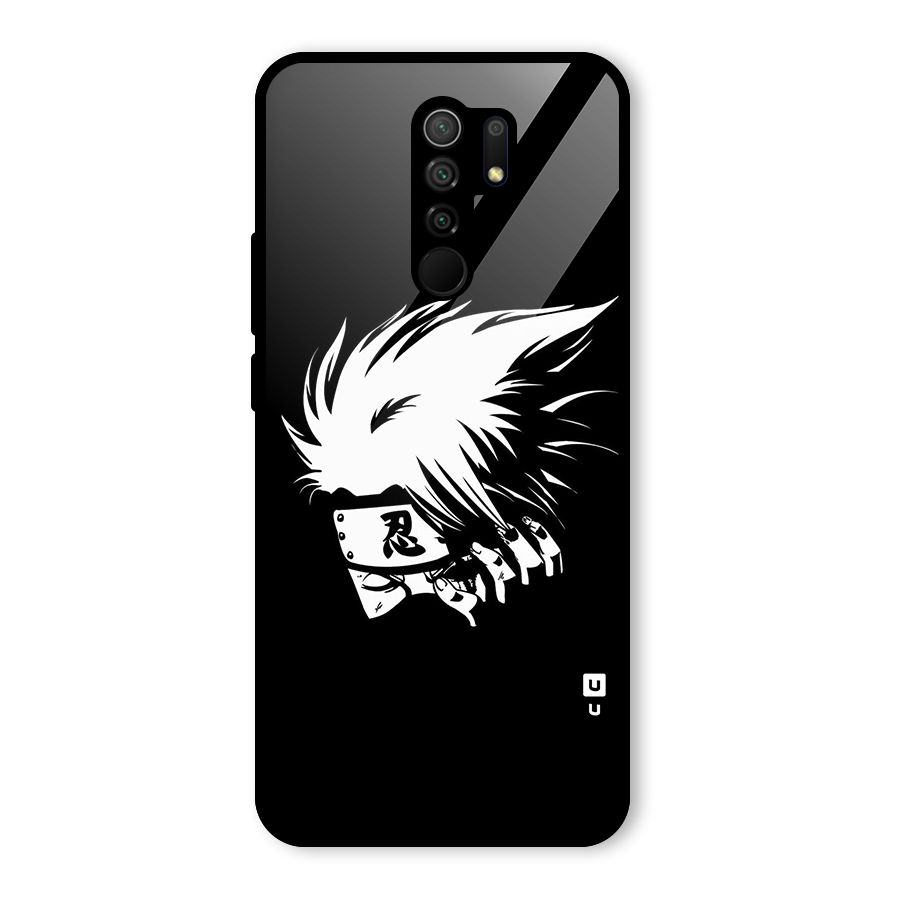 Kakashi Hatake Black Glass Back Case for Poco M2