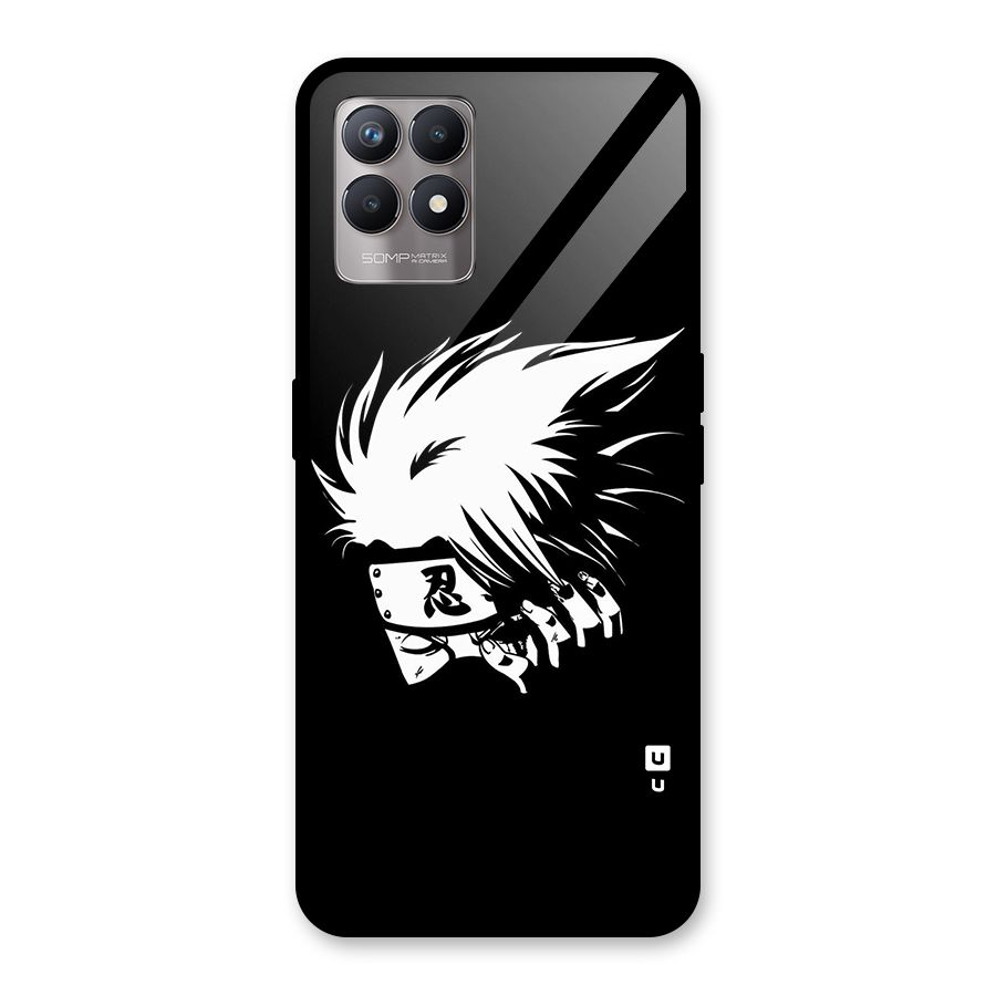 Kakashi Hatake Black Glass Back Case for Realme 8i