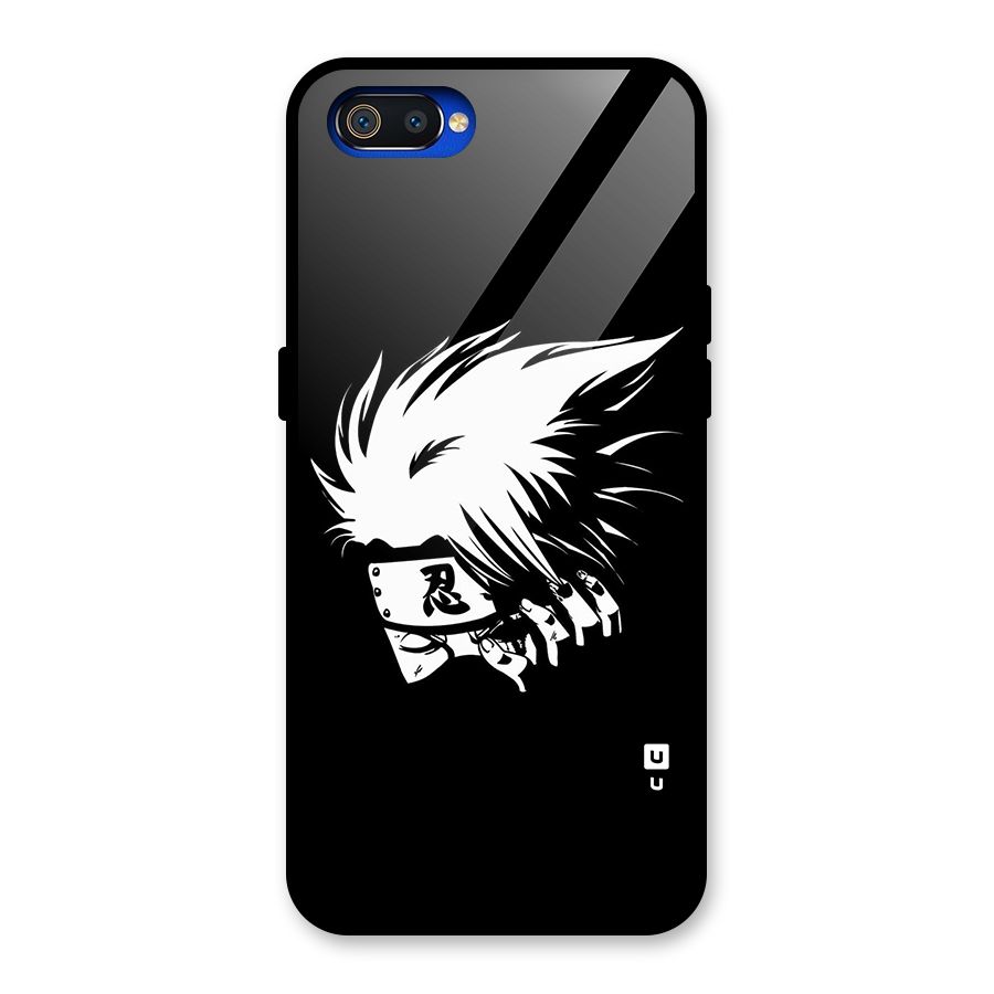 Kakashi Hatake Black Glass Back Case for Realme C2