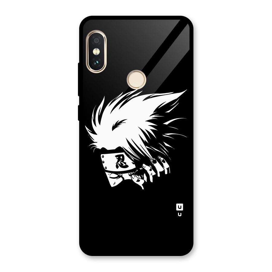 Kakashi Hatake Black Glass Back Case for Redmi Note 5 Pro