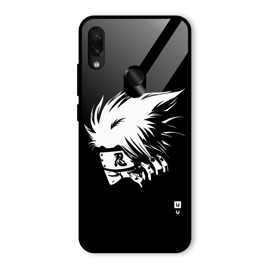Kakashi Hatake Black Glass Back Case for Redmi Note 7 Pro