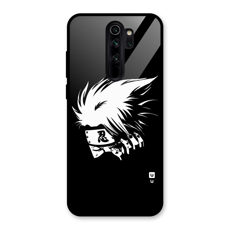 Kakashi Hatake Black Glass Back Case for Redmi Note 8 Pro