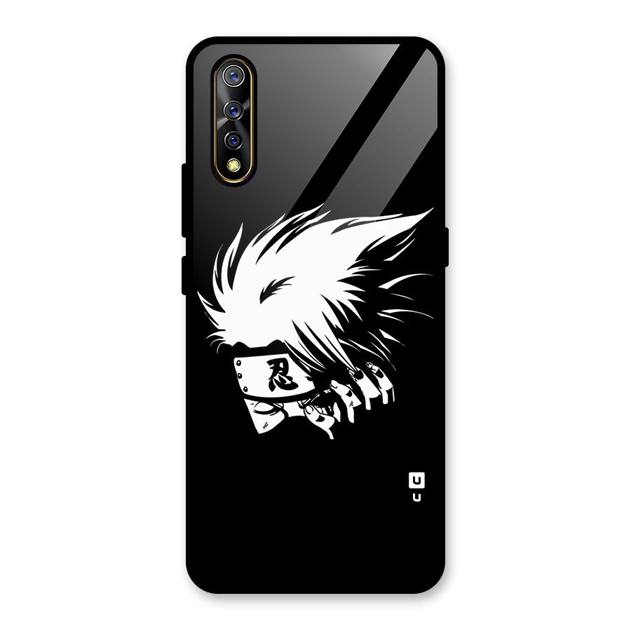 Kakashi Hatake Black Glass Back Case for Vivo S1