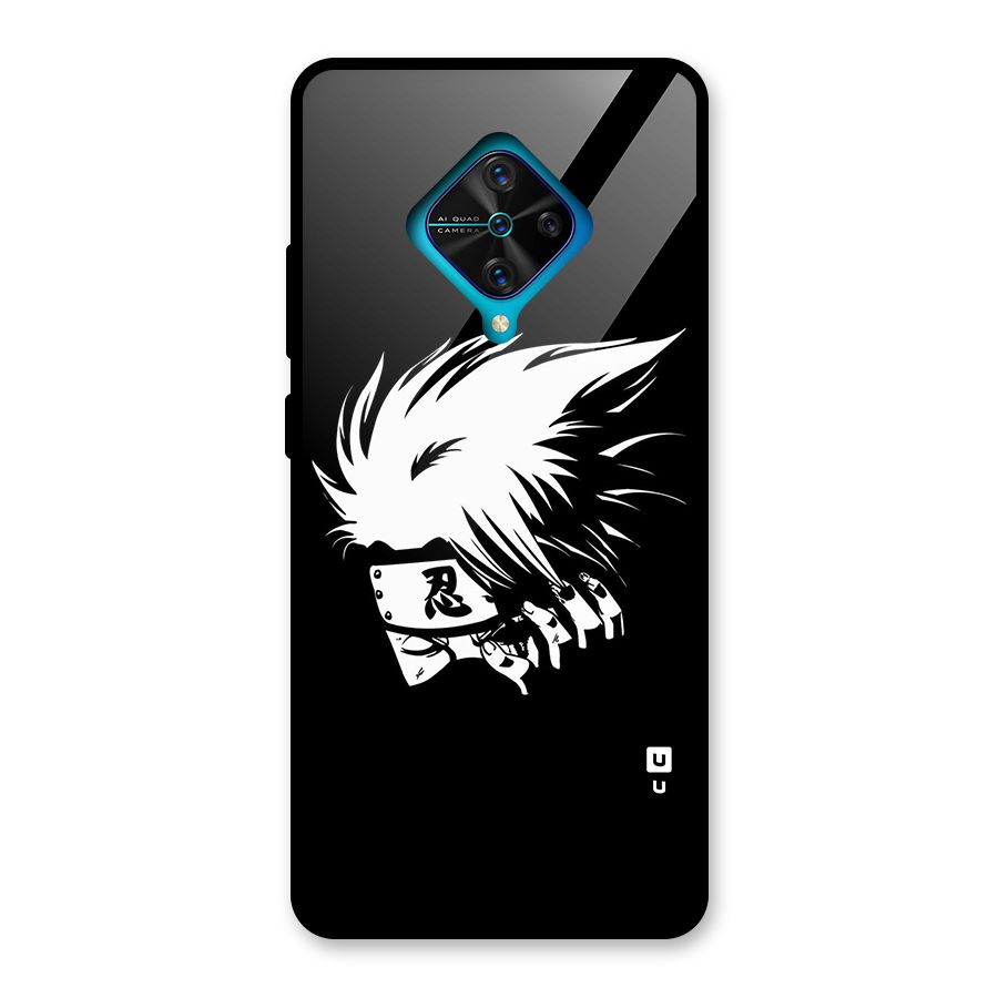 Kakashi Hatake Black Glass Back Case for Vivo S1 Pro