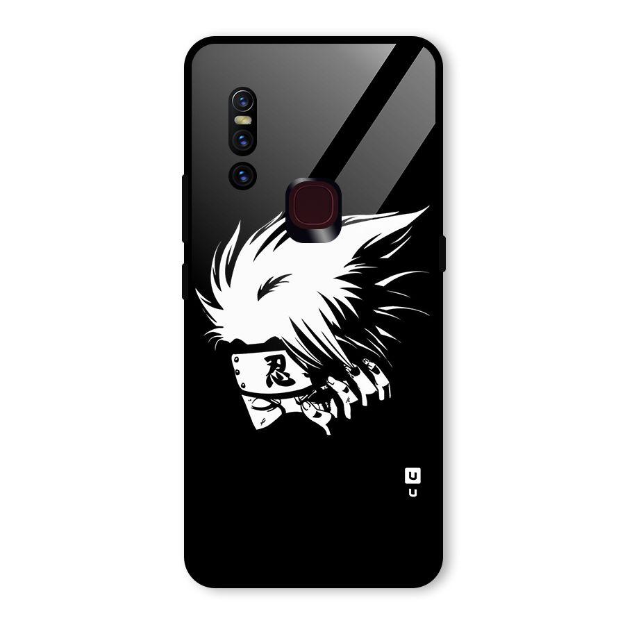 Kakashi Hatake Black Glass Back Case for Vivo V15