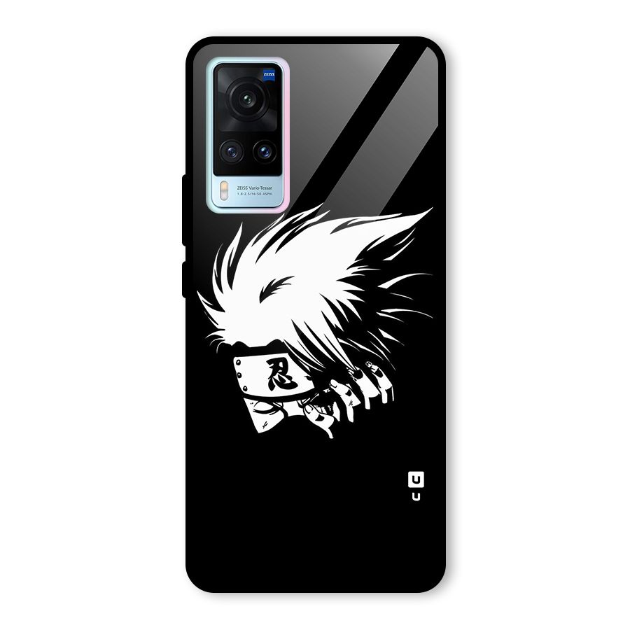 Kakashi Hatake Black Glass Back Case for Vivo X60