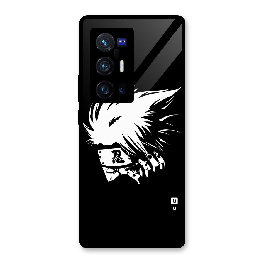 Kakashi Hatake Black Glass Back Case for Vivo X70 Pro Plus