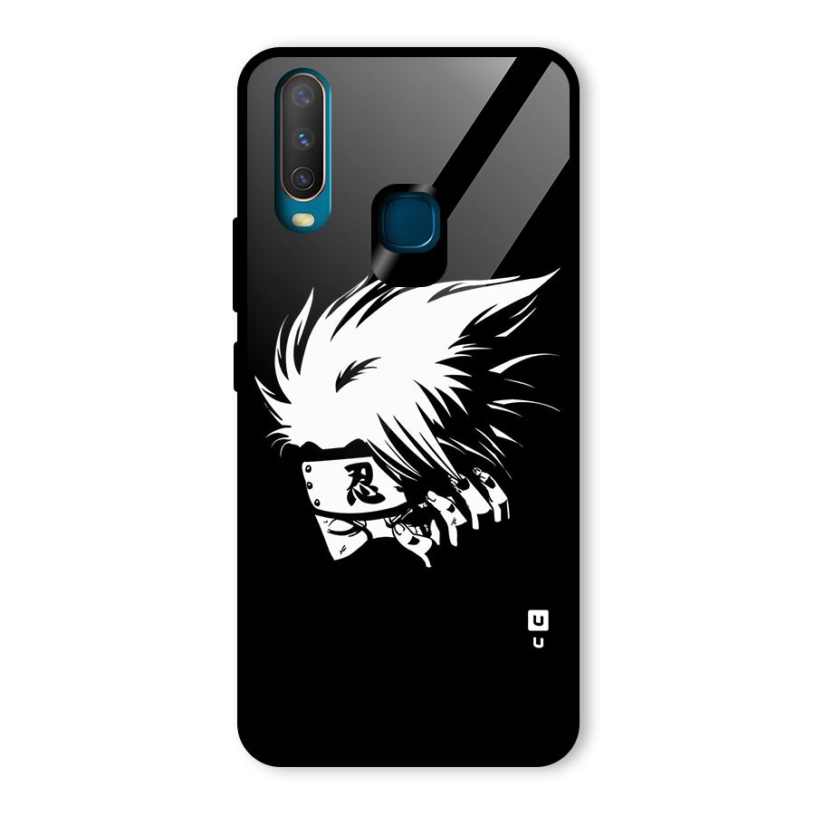 Kakashi Hatake Black Glass Back Case for Vivo Y12