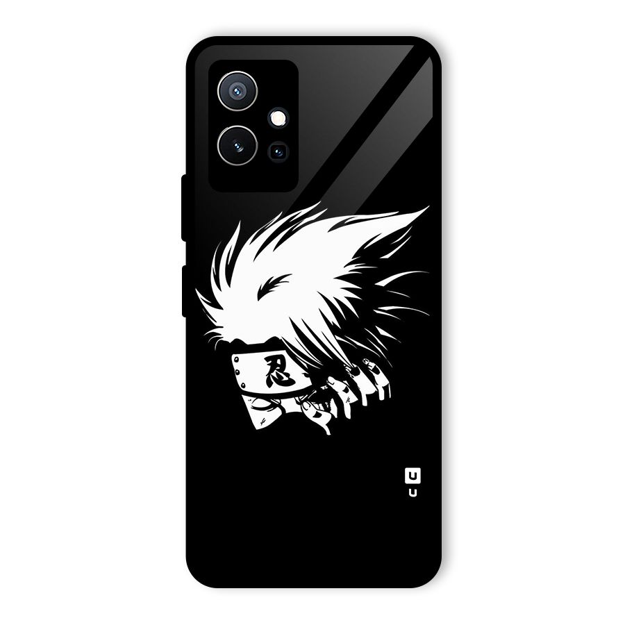 Kakashi Hatake Black Glass Back Case for Vivo Y75 5G