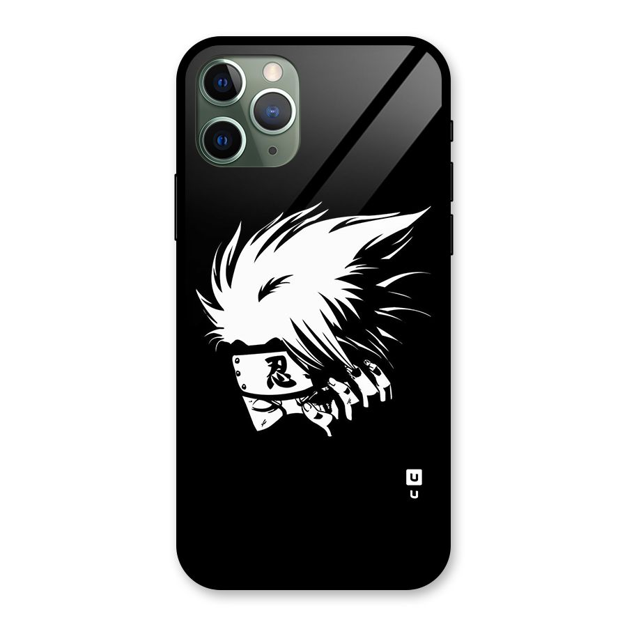 Kakashi Hatake Black Glass Back Case for iPhone 11 Pro