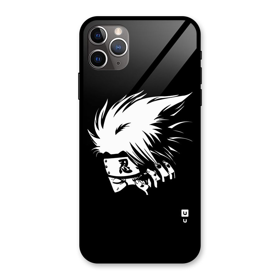 Kakashi Hatake Black Glass Back Case for iPhone 11 Pro Max
