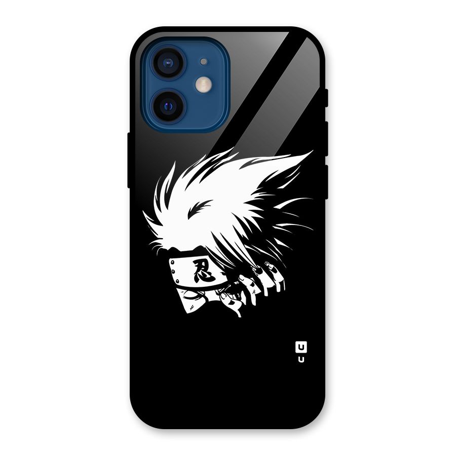 Kakashi Hatake Black Glass Back Case for iPhone 12 Mini
