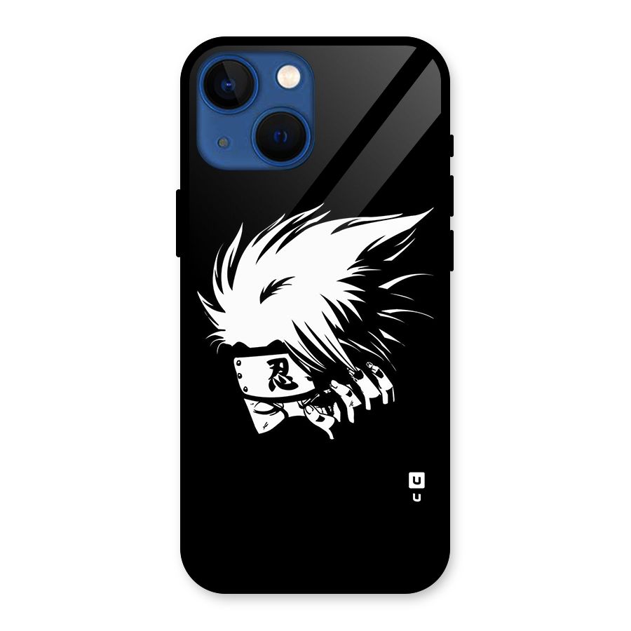 Kakashi Hatake Black Glass Back Case for iPhone 13 Mini