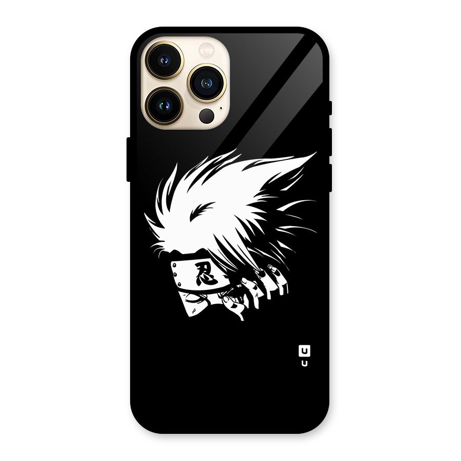 Kakashi Hatake Black Glass Back Case for iPhone 13 Pro Max