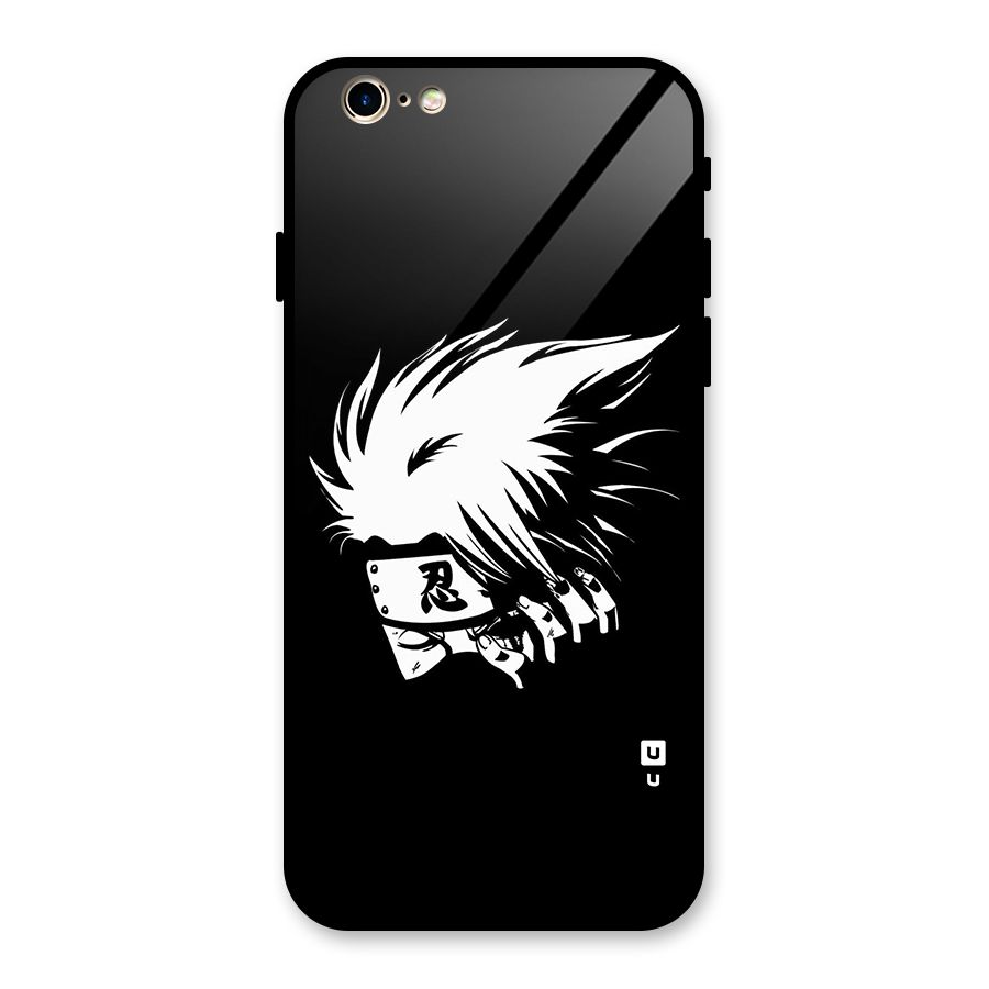Kakashi Hatake Black Glass Back Case for iPhone 6 6S