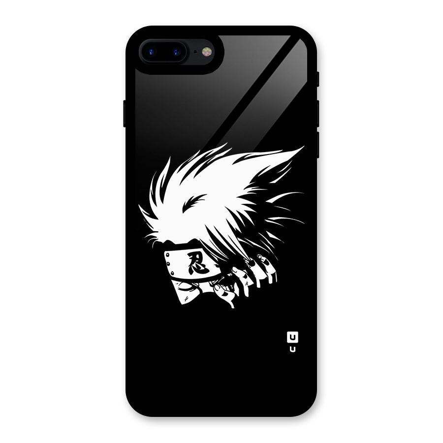 Kakashi Hatake Black Glass Back Case for iPhone 7 Plus