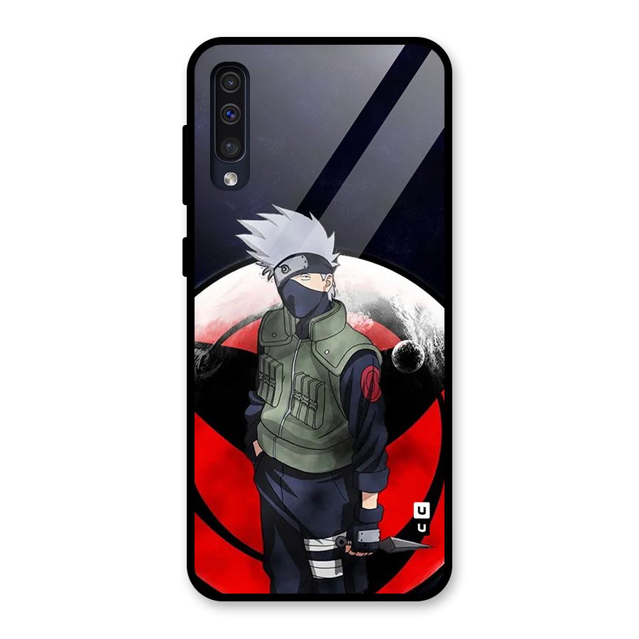 Kakashi Hatake Knife Glass Back Case for Galaxy A30s