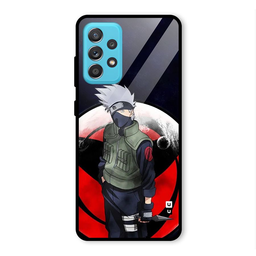 Kakashi Hatake Knife Glass Back Case for Galaxy A52