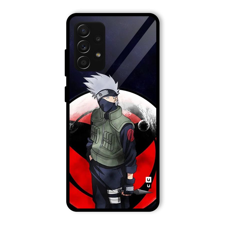 Kakashi Hatake Knife Glass Back Case for Galaxy A53 5G