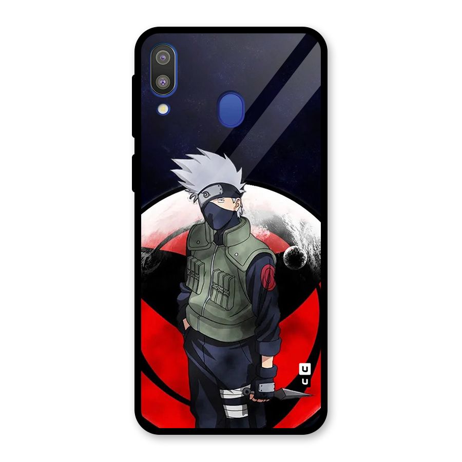 Kakashi Hatake Knife Glass Back Case for Galaxy M20