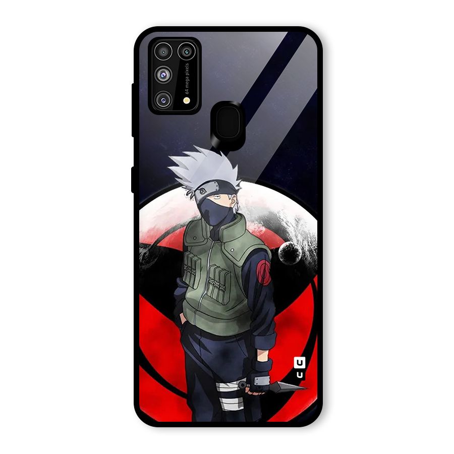Kakashi Hatake Knife Glass Back Case for Galaxy M31