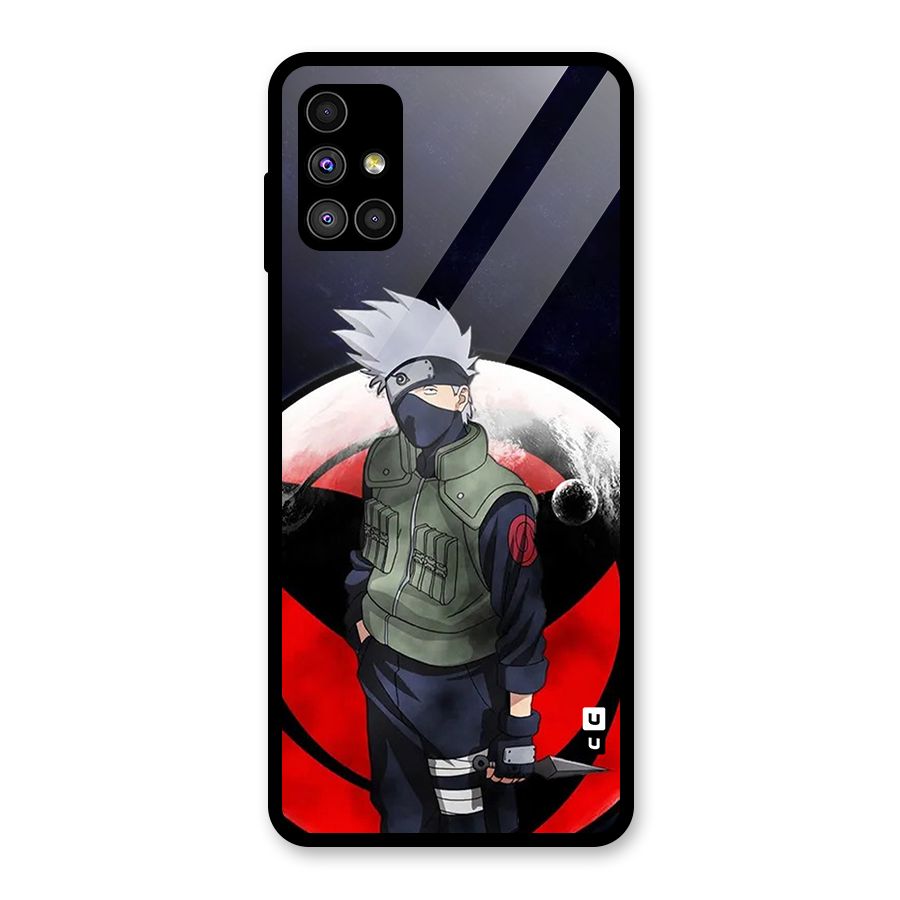 Kakashi Hatake Knife Glass Back Case for Galaxy M51
