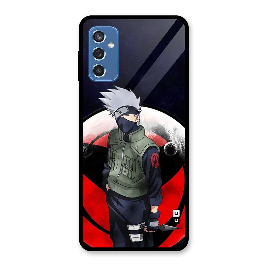 Kakashi Hatake Knife Glass Back Case for Galaxy M52 5G