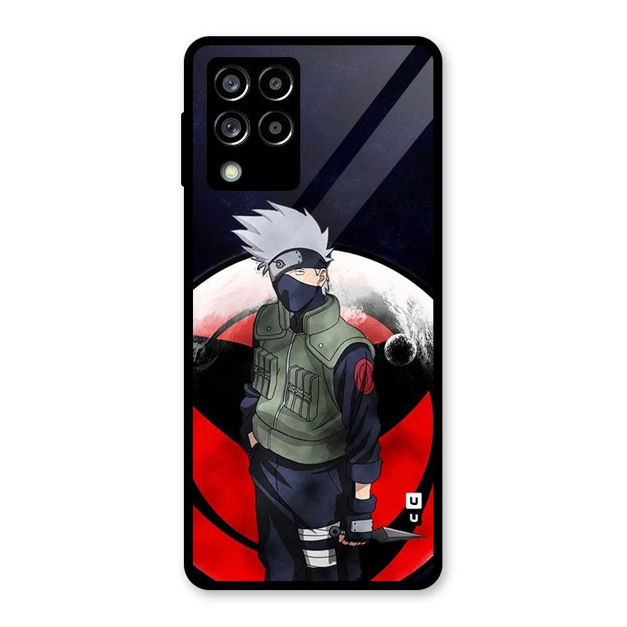 Kakashi Hatake Knife Glass Back Case for Galaxy M53 5G