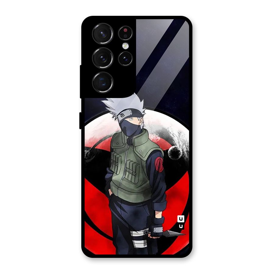 Kakashi Hatake Knife Glass Back Case for Galaxy S21 Ultra 5G