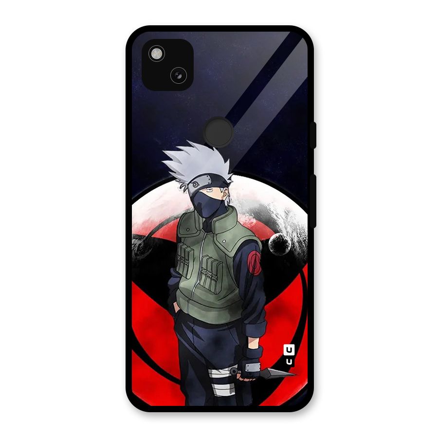 Kakashi Hatake Knife Glass Back Case for Google Pixel 4a