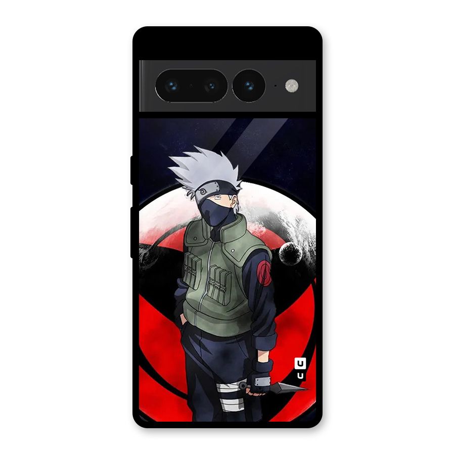Kakashi Hatake Knife Glass Back Case for Google Pixel 7 Pro