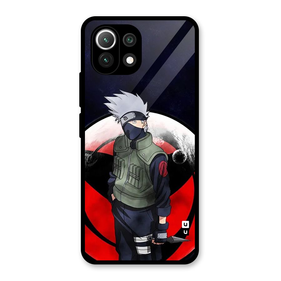 Kakashi Hatake Knife Glass Back Case for Mi 11 Lite