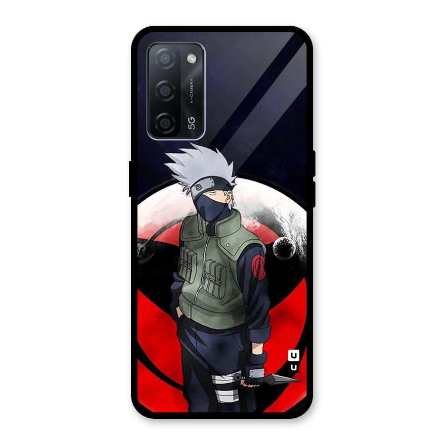 Kakashi Hatake Knife Glass Back Case for Oppo A53s 5G