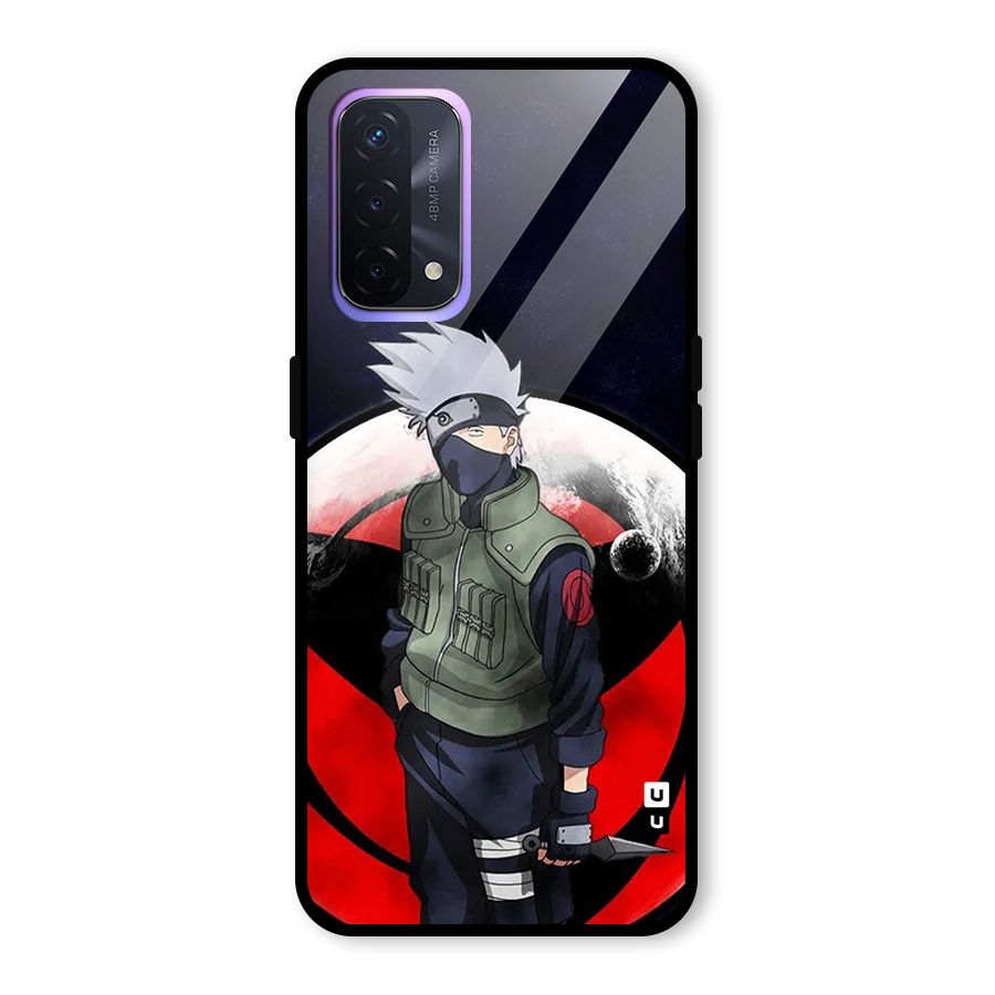 Kakashi Hatake Knife Glass Back Case for Oppo A74 5G