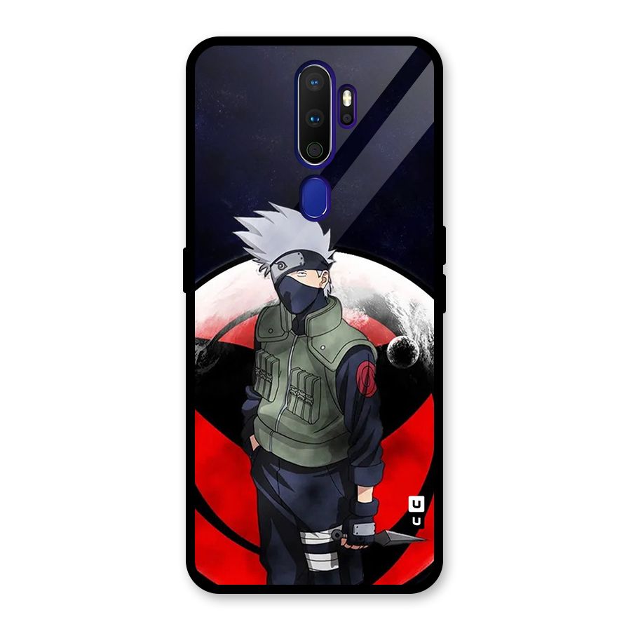 Kakashi Hatake Knife Glass Back Case for Oppo A9 (2020)