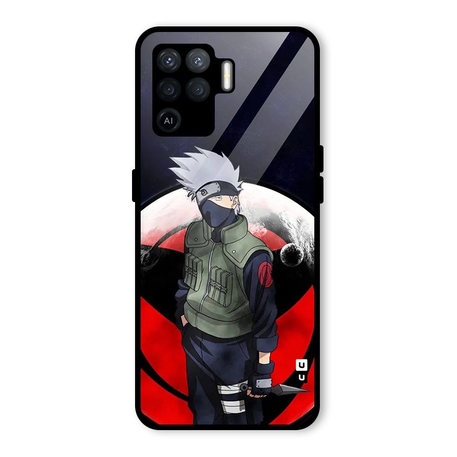 Kakashi Hatake Knife Glass Back Case for Oppo F19 Pro