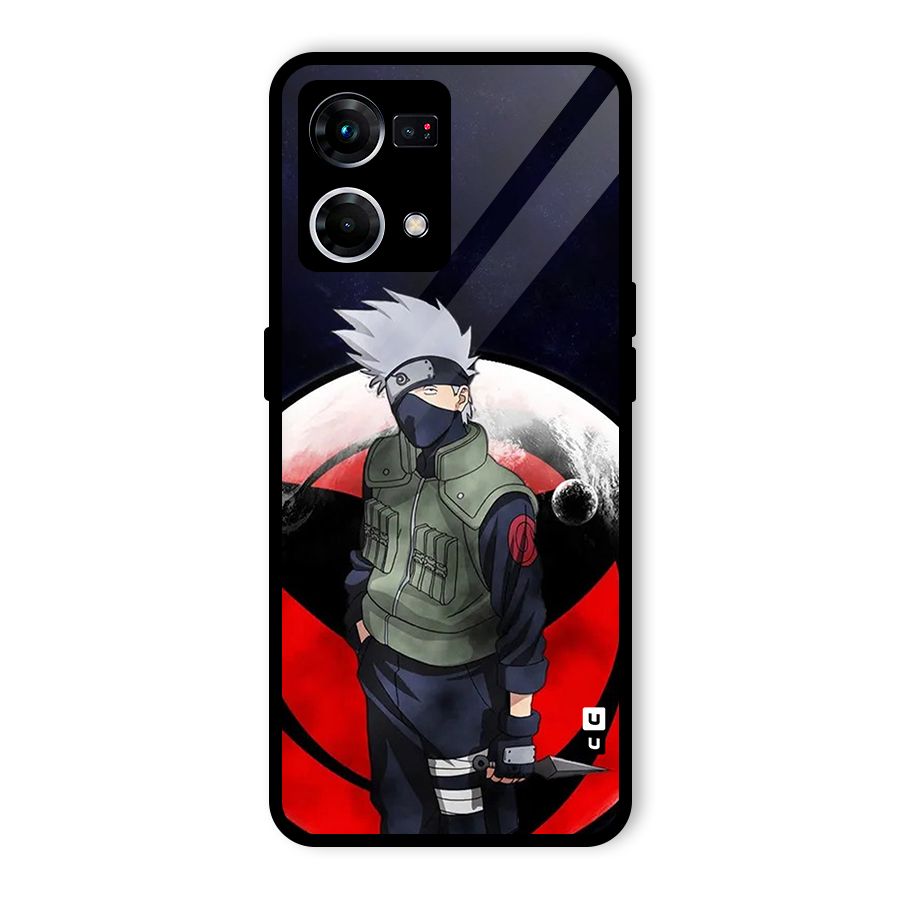 Kakashi Hatake Knife Glass Back Case for Oppo F21 Pro 4G