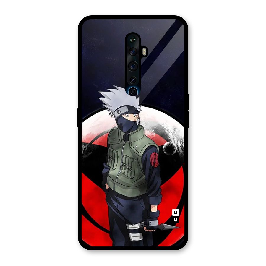 Kakashi Hatake Knife Glass Back Case for Oppo Reno2 F