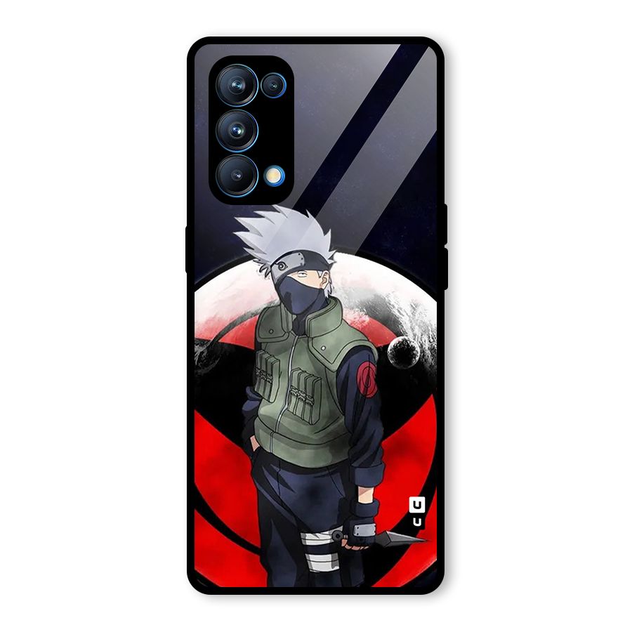 Kakashi Hatake Knife Glass Back Case for Oppo Reno5 Pro 5G