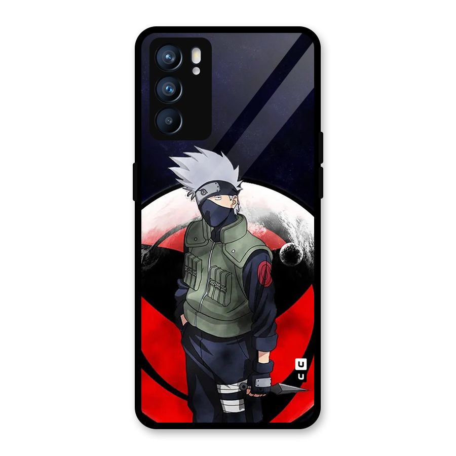 Kakashi Hatake Knife Glass Back Case for Oppo Reno6 5G