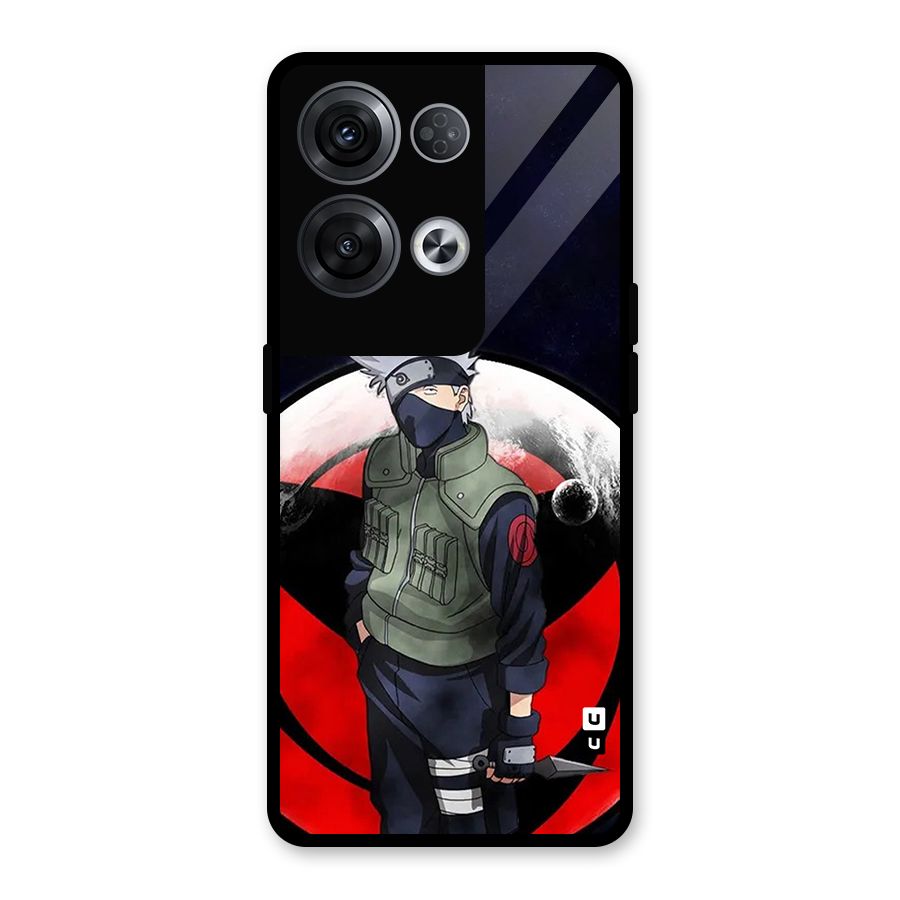 Kakashi Hatake Knife Glass Back Case for Oppo Reno8 Pro 5G