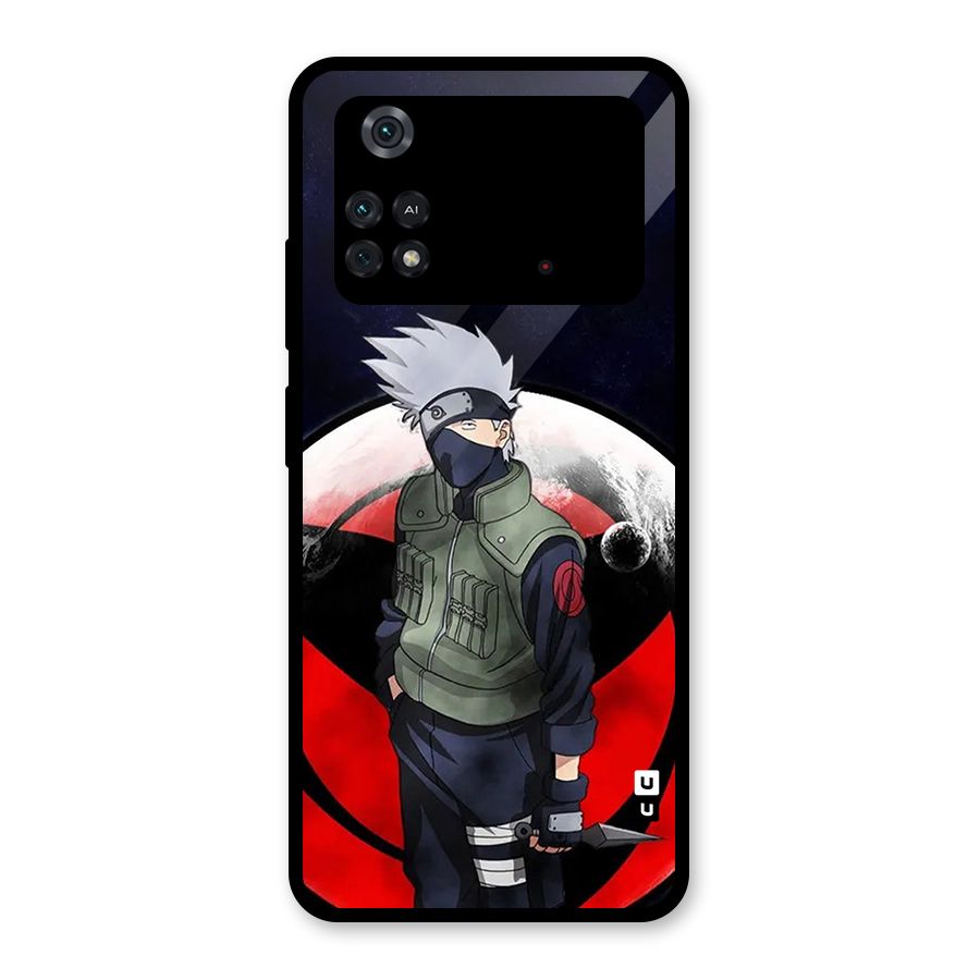 Kakashi Hatake Knife Glass Back Case for Poco M4 Pro 4G