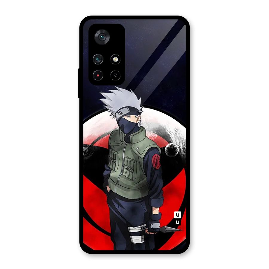 Kakashi Hatake Knife Glass Back Case for Poco M4 Pro 5G