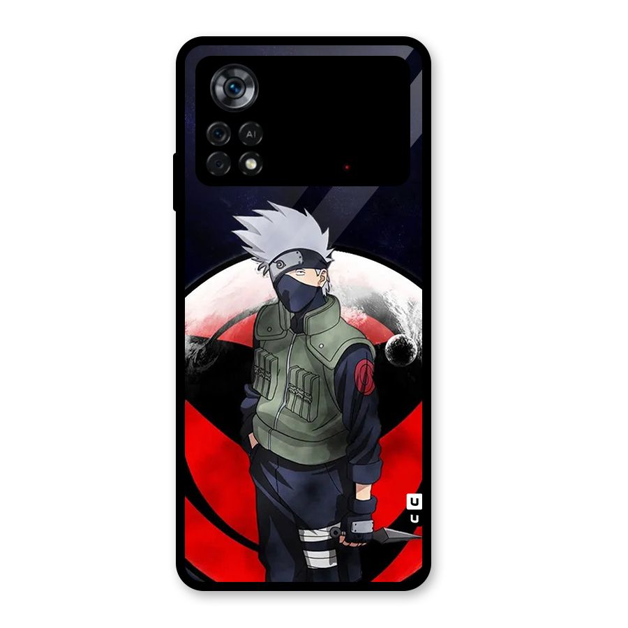 Kakashi Hatake Knife Glass Back Case for Poco X4 Pro 5G